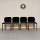 4 vintage Bruno Rey design chairs for Dieticker from the 1970s.