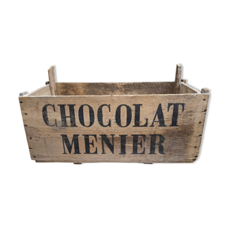 Chocolate Menier wooden box