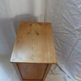 Pine bedside