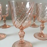 6 verres à liqueur Rosaline