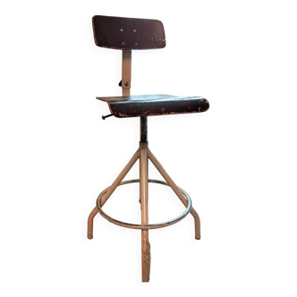 Chaise haute / tabouret de bar marque vintage bao