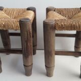 Pair of mini mulched stools