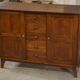 Oak buffet reconstruction by René Gabriel 1940s
