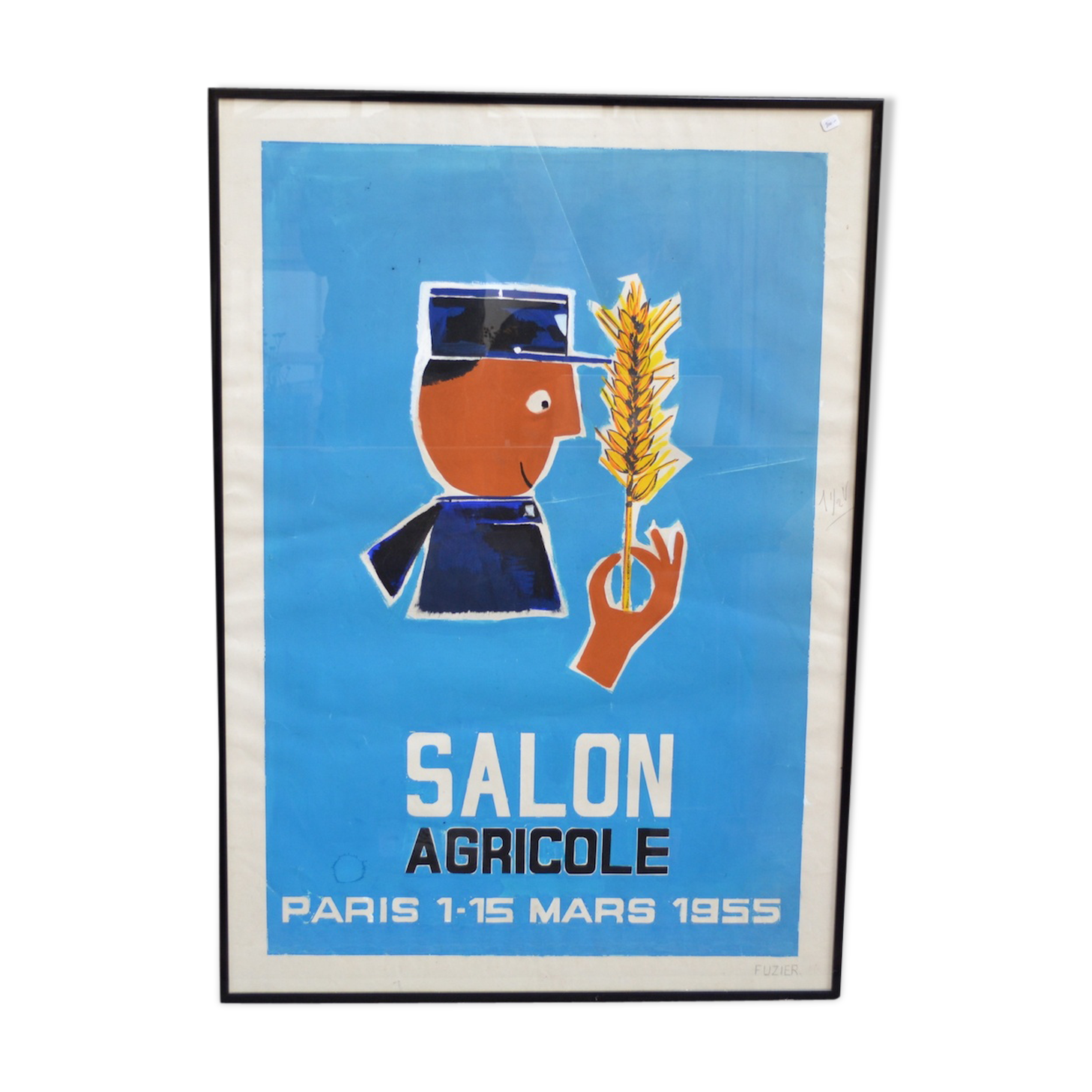 Poster advertising salon agriculture 1955