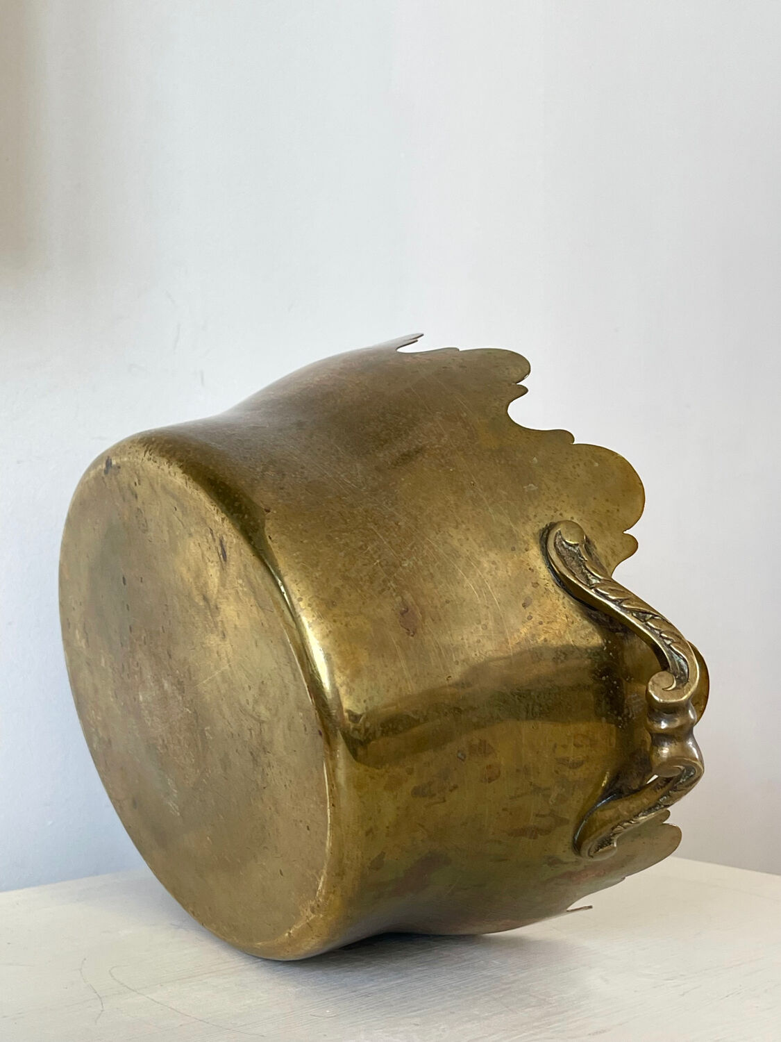 Napoleon III brass cache pot.
