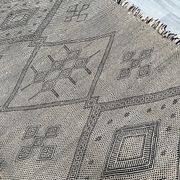 Moroccan Zanafi rug, Scandinavian rug, mid century decor, mid century furniture