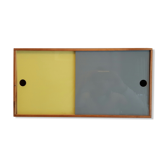 Étagère murale vitrée des années 60