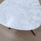 Mid century organic design tripode marble coffee table 1950s