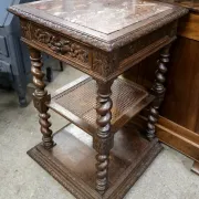 antique console shelf, in Renaissance style, made of solid wood