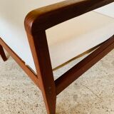 Vintage Scandinavian Teak Armchair, Circa 60's