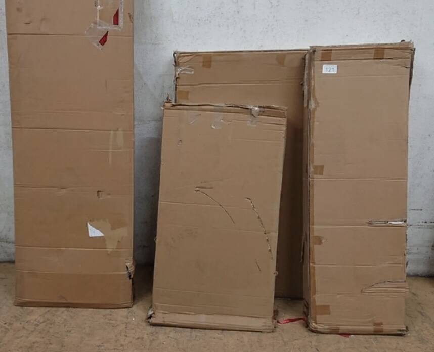 Large oak dresser Alinéa lucciana new cardboard