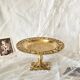 Coupe, plateau sur pied en bronze