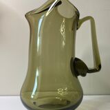 Pitcher Scandinavian design smoked glass
