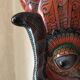 Wooden triptych mask