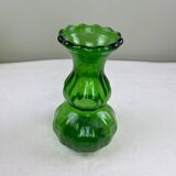 Vintage bottle green vase
