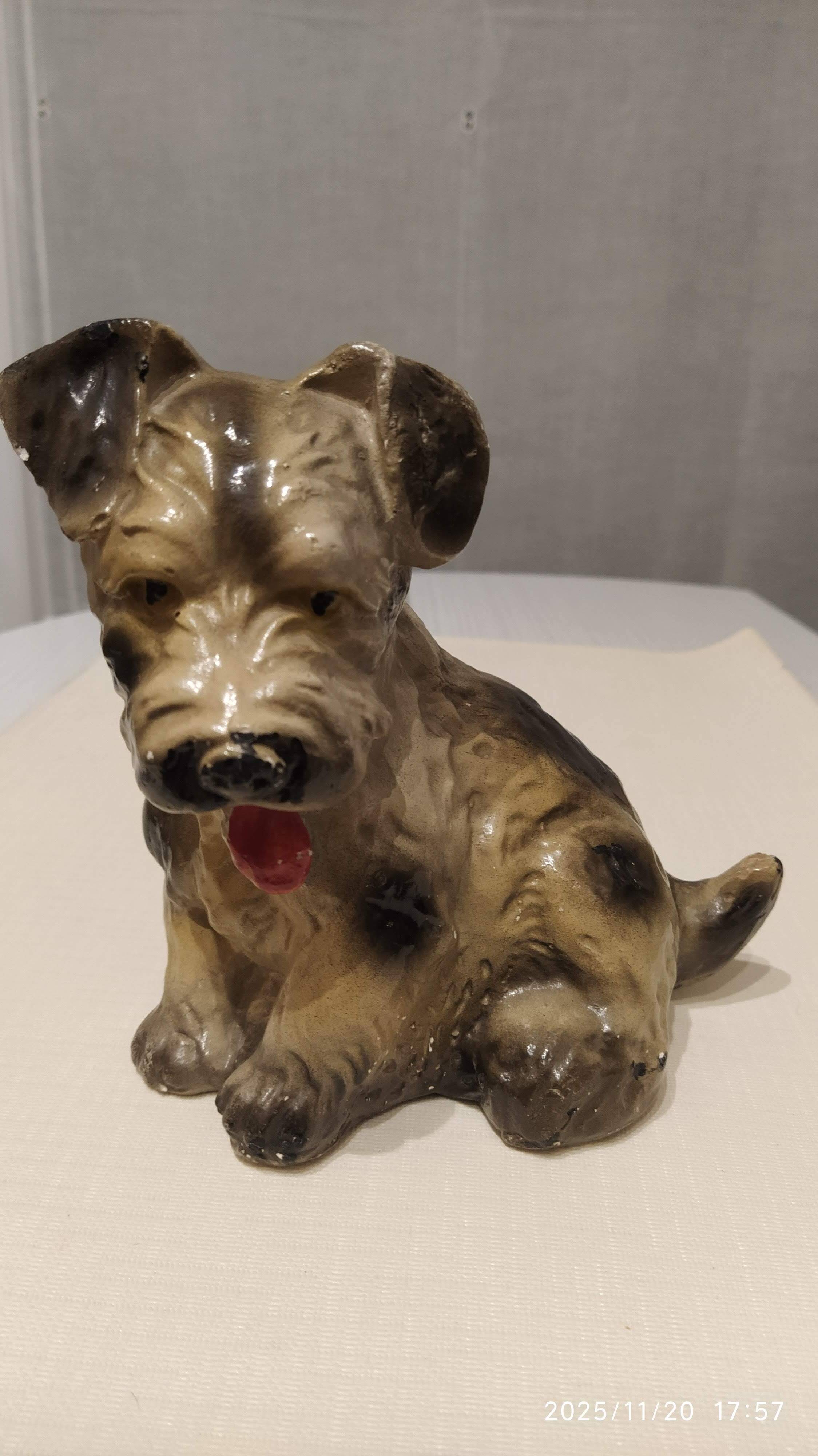 Tirelire vintage chien