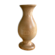 Vase en bois tourné mat