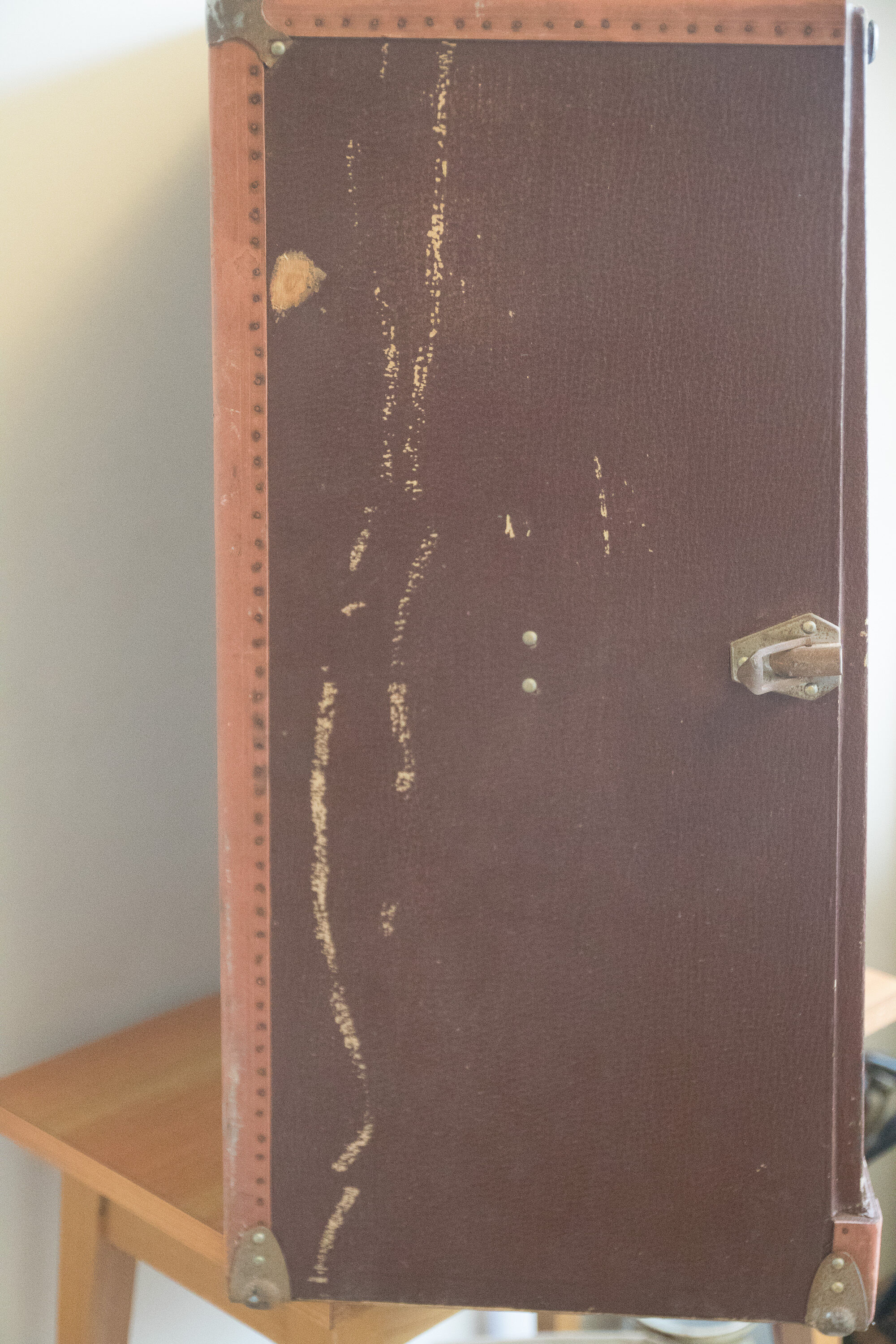 Vintage cabin trunk of the house "the bernard trunk"