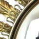 Mid Century Copper Plated Metal Sun Mirror Deknudt Convex 55cm