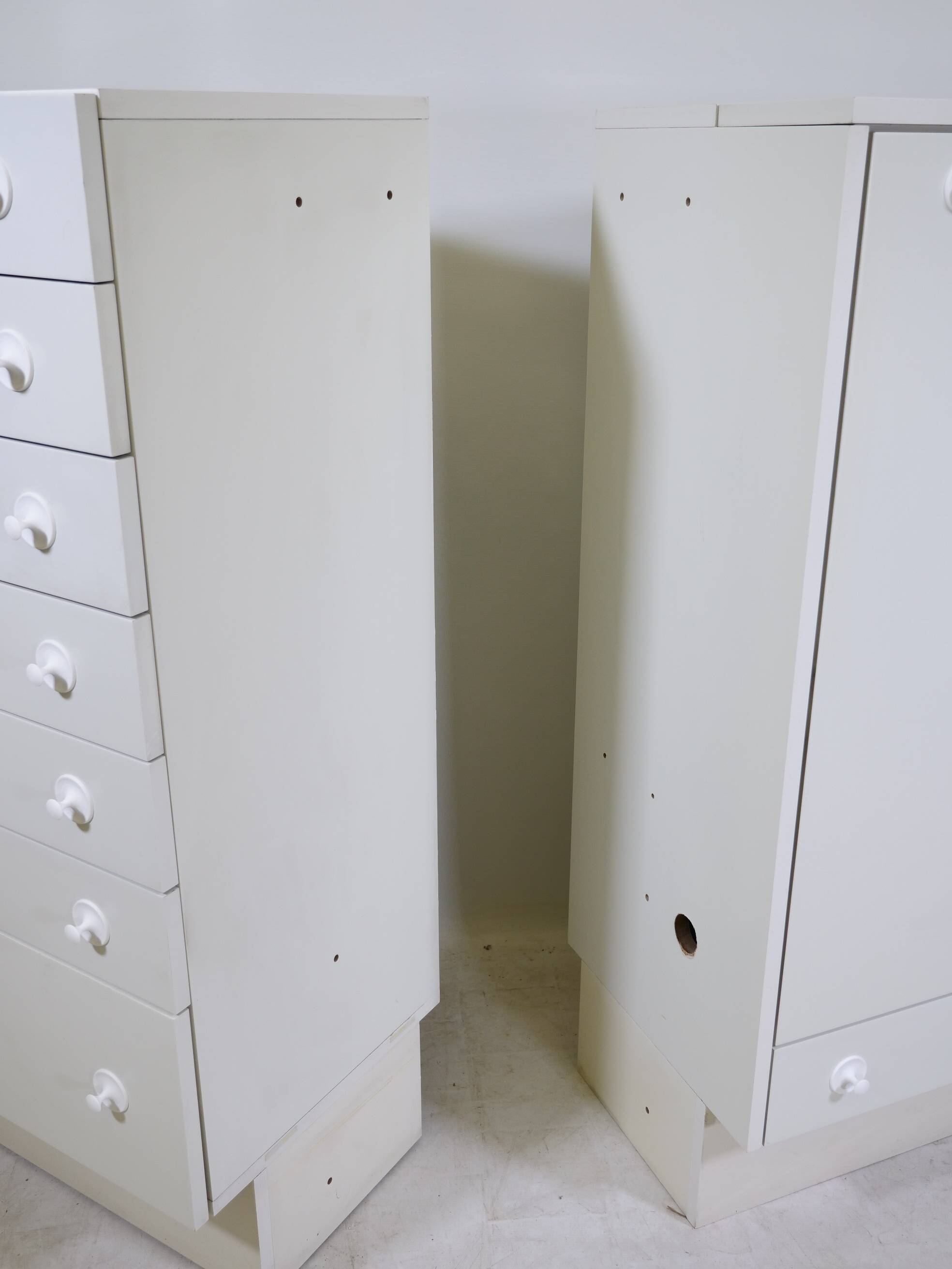 Postmodern highboard cabinet with fold-out desk by Interlübke, 1970s 1980s