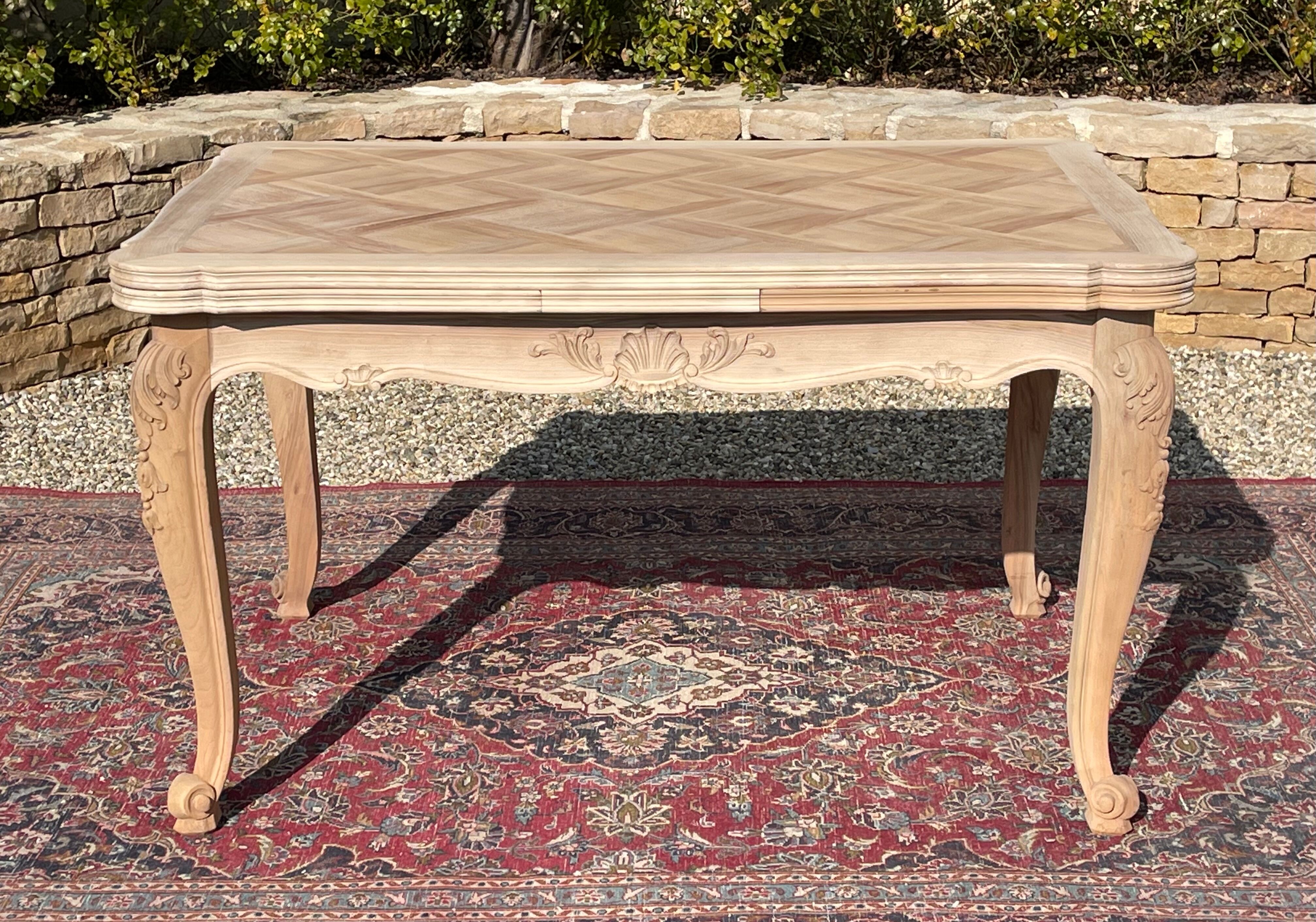 Walnut Table Louis XV Style