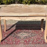 Walnut Table Louis XV Style