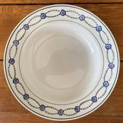 6 antique deep plates in earthenware from Saint-Amand (Nord)