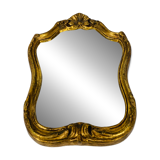 Vintage gilded wood mirror in classic style