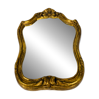 Vintage gilded wood mirror in classic style