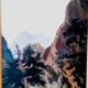 MOUNTAIN LANDSCAPE, 19th CENTURY PAINTING BY PAUL DUPONT, SUPERB FRAMING