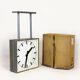Double-Sided Railway Clock from Pragotron, 1980s