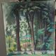 Henri Vergé-Sarrat (1880-1966) – Oil on canvas "Noisy-le-Grand – The Park"
