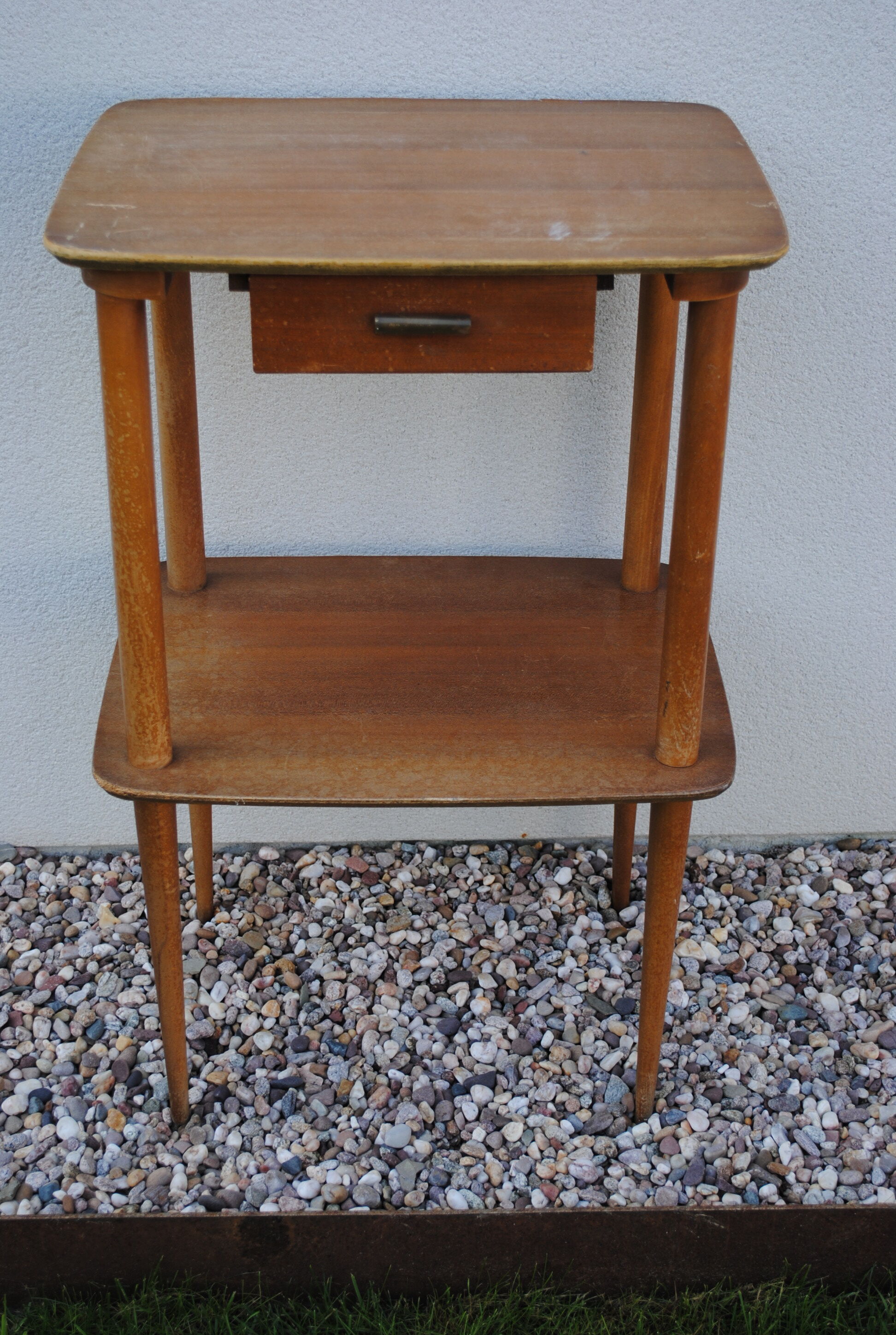 Desserte bois vintage