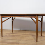 Mid-century extendable teak dining table from everest, 1960s