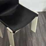 Monk Chairs attributed to Afra & Tobia Scarpa for Molteni&C, 1980s, Set of 4