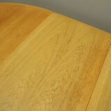 Ash round table, Danish design, 1960s, production: Denmark
