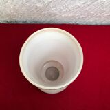 Old white and gold opaline vase