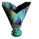 Vintage flared ceramic vase — Balma, Le Brusc (1950s-60s)