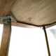 Oak Foldable Games Table - Profiled Compass Feet - Vintage 50s / 60s