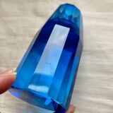 4 designer candle holders in colored glass