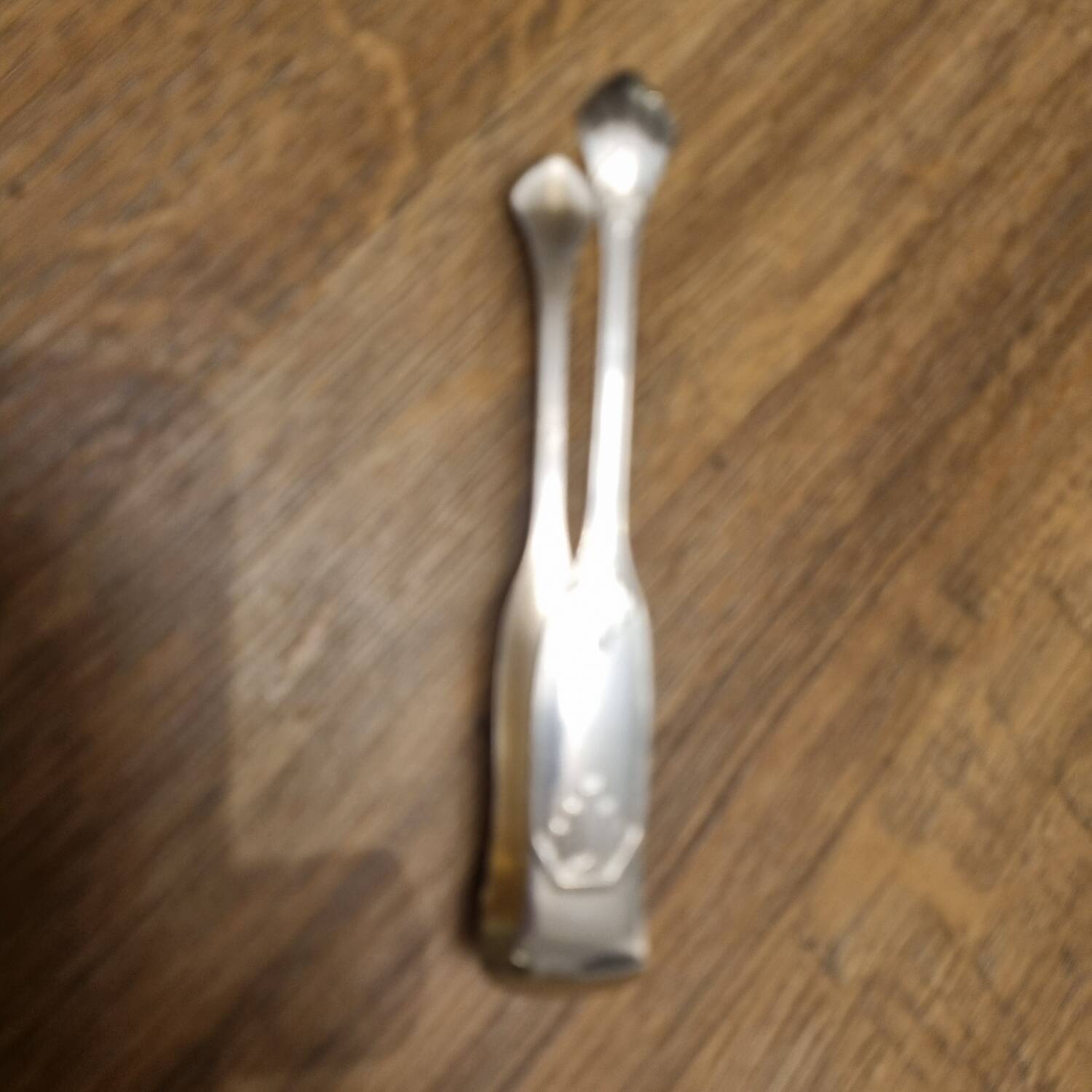Silver sugar tongs Art Deco from 1930