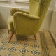 Chair Danish organic wingback chairs of the 50s/60s vintage
