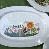 Salad bowl and 3 dishes porcelain Winterling Bavaria vintage