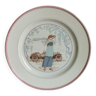 Primula art nouveau style dinner plates