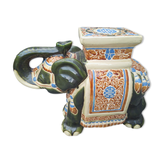 Elephant earthenware plant holder 1960