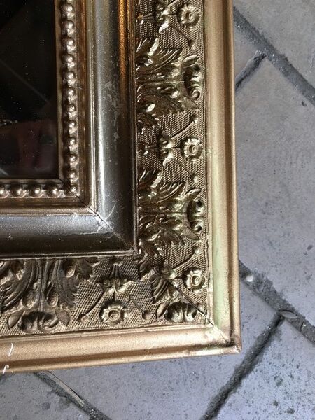 Golden Mirror late 19th 69x103cm