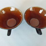 Sarreguemines "Domino" cups