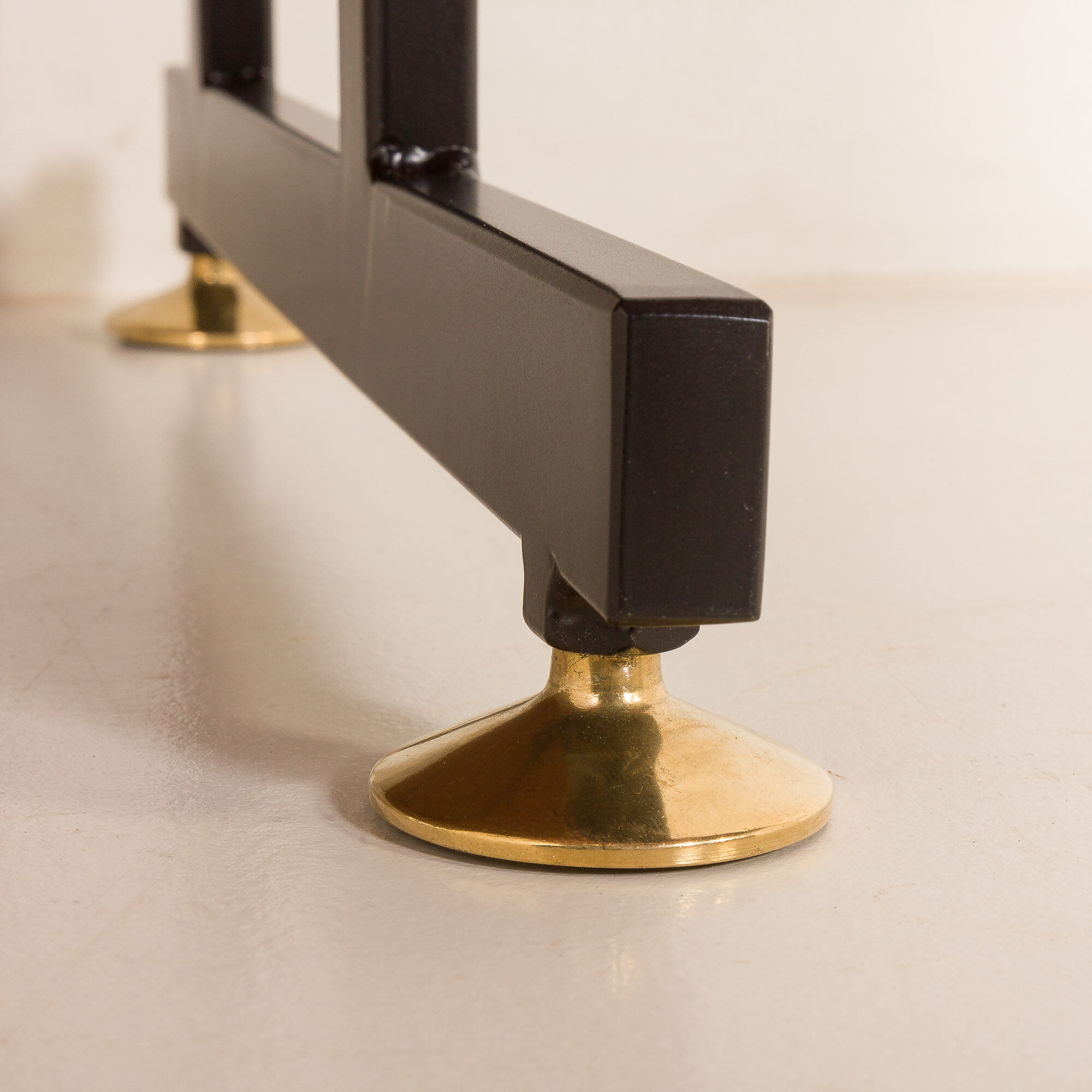 Mid-century free standing vinyl records wall unit, Italy 1970s.