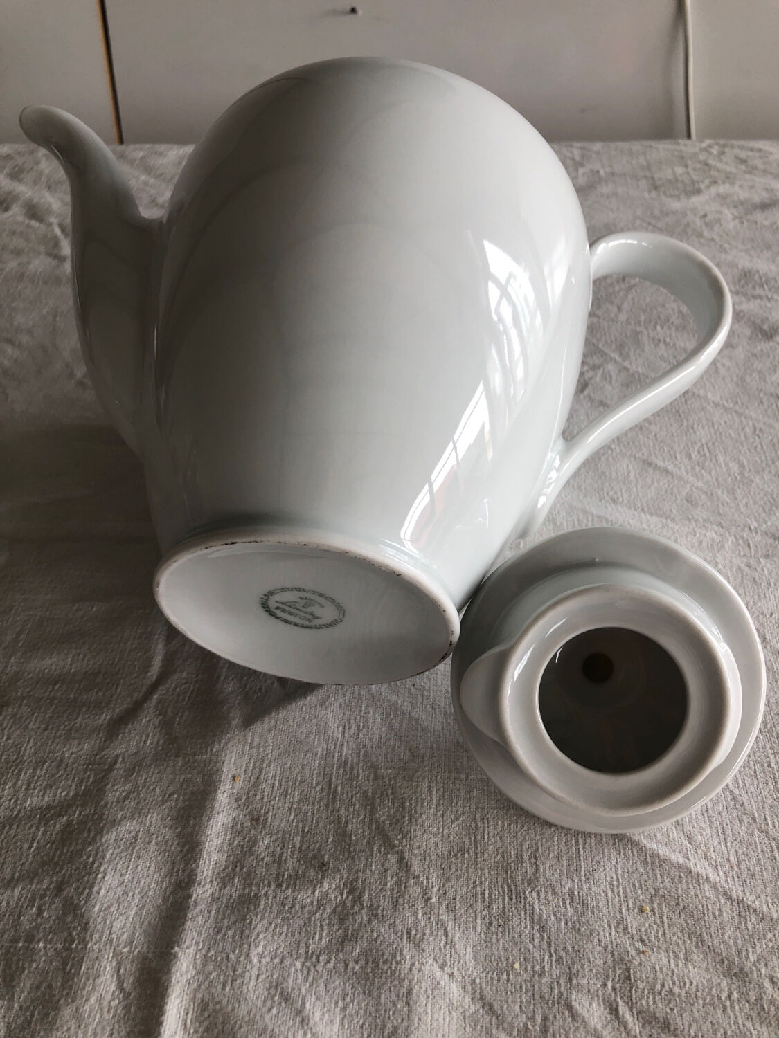 Bavaria festoon white porcelain coffee pot