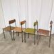 Chaises de salle à manger industrielles vintage - Stol Kamnik années 1970 - Lot de 4 - Mix & Mat